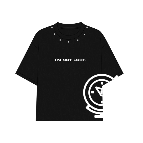 XPLOREFW I'M NOT LOST TEE BLACK