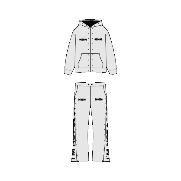 XPLOREFW I'M NOT LOST STUD SET GREY