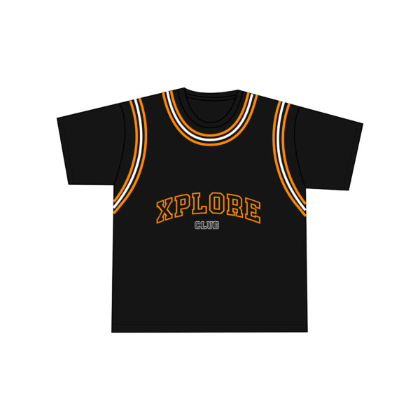 XPLORE CLUB CUSTOMIZED BB TEE BLACK