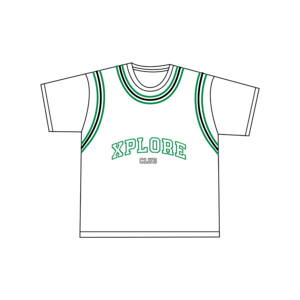XPLORE CLUB CUSTOMIZED BB TEE WHITE