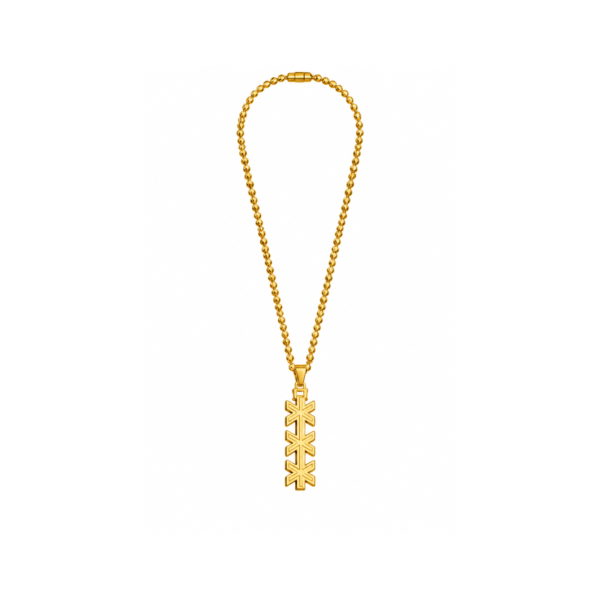 XXX TAG CHAIN (GOLD STEEL)